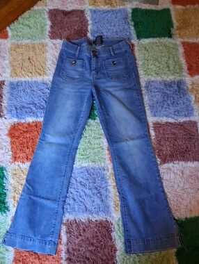 Nanette Lepore Light Blue Flare Jeans